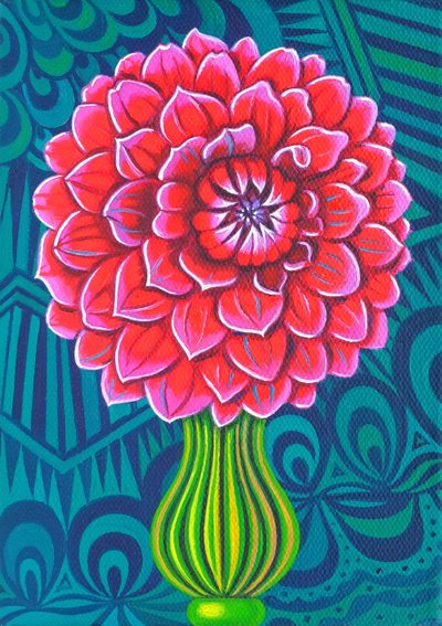 Dahlia by Jane Tattersfield